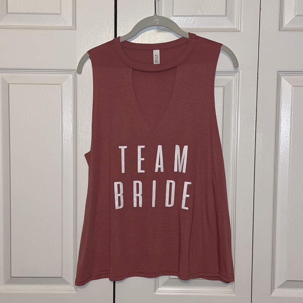 Team Bride Bella+Canvas Tank Top